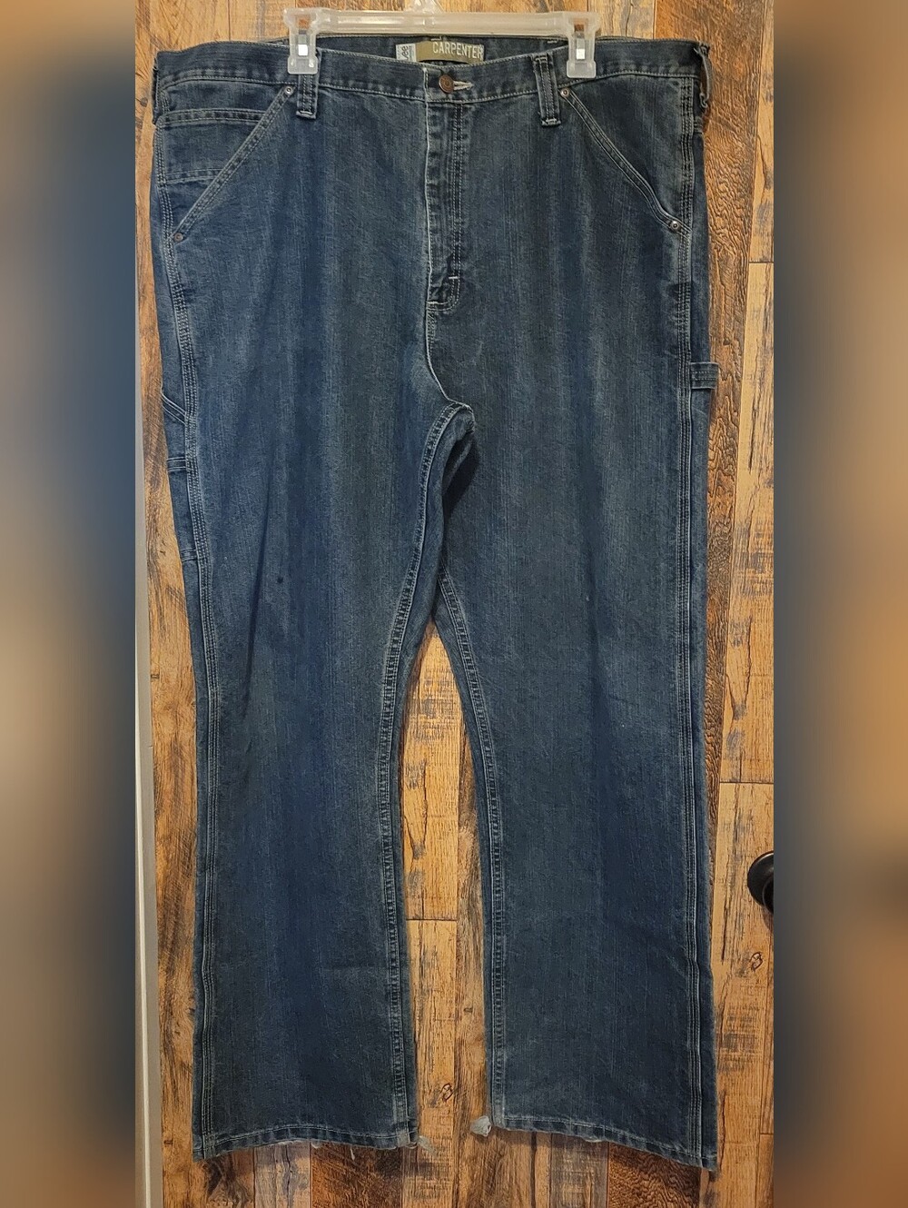 Lee Men's Dark Blue Relaxed Carpenter Jeans